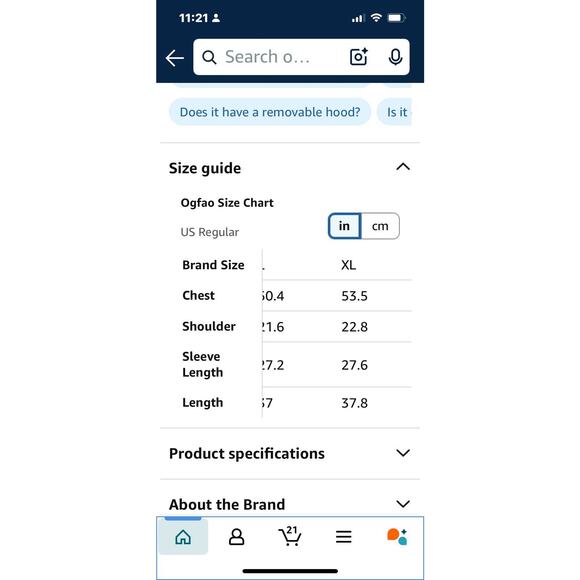 NWT Offside Men's Winter Warm Puffer Jacket Coat Long - Black - Extra Large - Picture 5 of 15